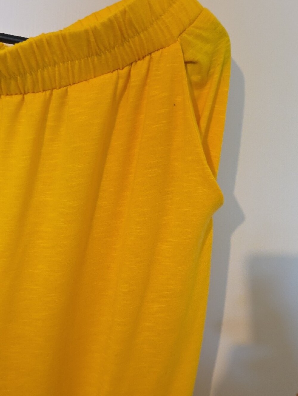 Bright Yellow Two-Piece Lounge Set With Pockets - Picture 6 of 9